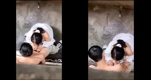 Quay lén em em học sinh bj cho gấu trong hẻm