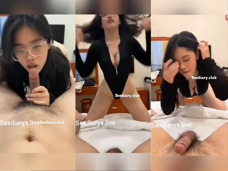 Em rau vú bự kính cận mút chim điêu luyện